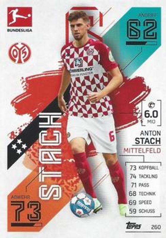 2021 Topps Match Attax Bundesliga #260 Base