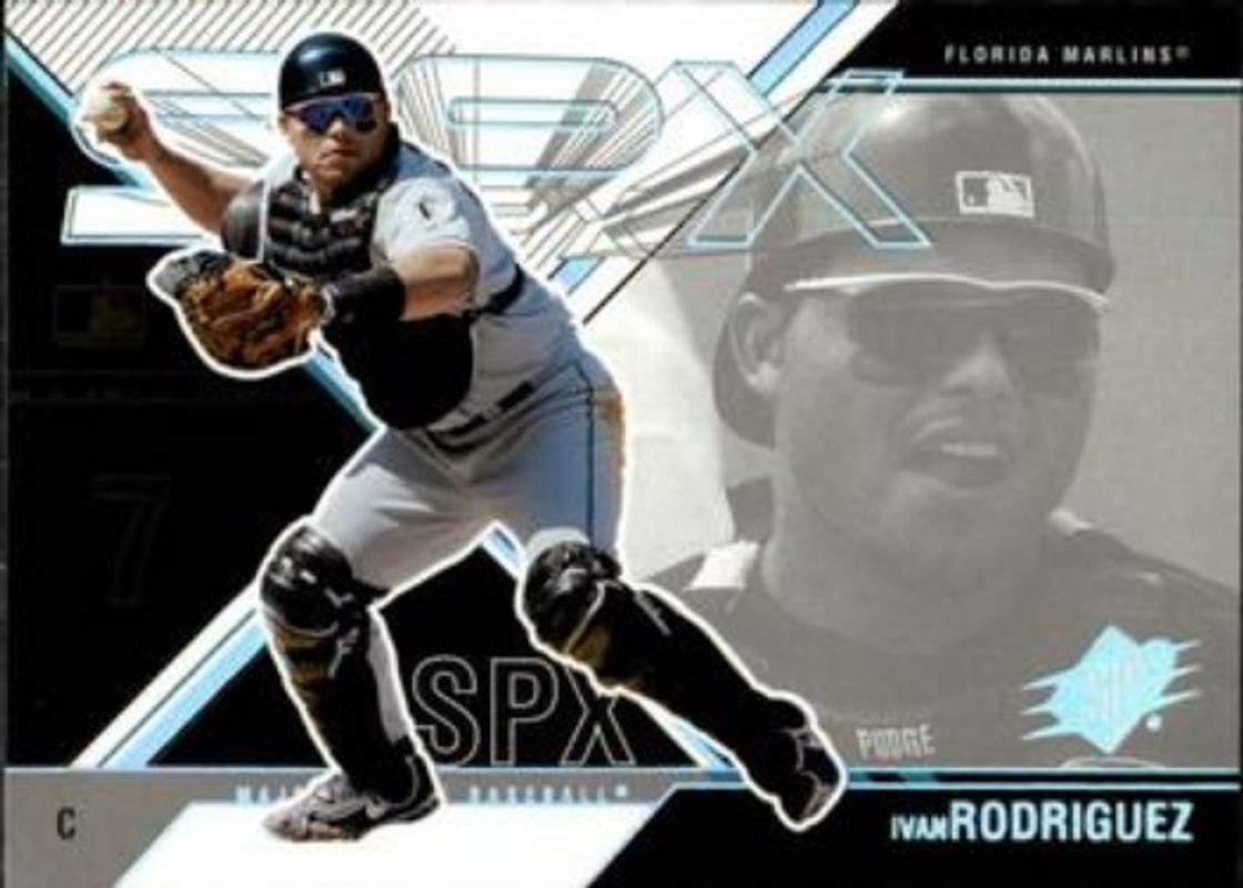 Ivan Rodriguez 2003 SPx #47 Base /999 RAW
