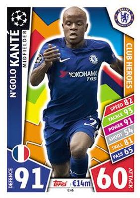 2017 Topps Match Attax UEFA Champions League #CH6 Club Heroes