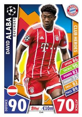 2017 Topps Match Attax UEFA Champions League #CH4 Club Heroes