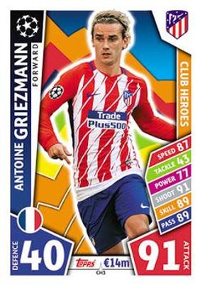 2017 Topps Match Attax UEFA Champions League #CH3 Club Heroes