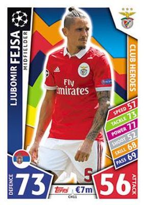 2017 Topps Match Attax UEFA Champions League #CH11 Club Heroes