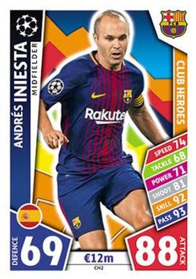 2017 Topps Match Attax UEFA Champions League #CH2 Club Heroes