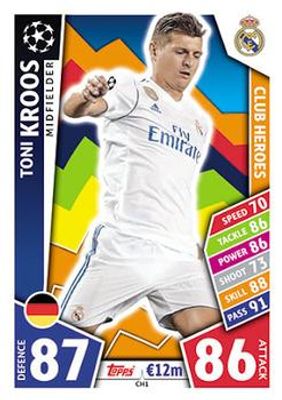 2017 Topps Match Attax UEFA Champions League #CH1 Club Heroes