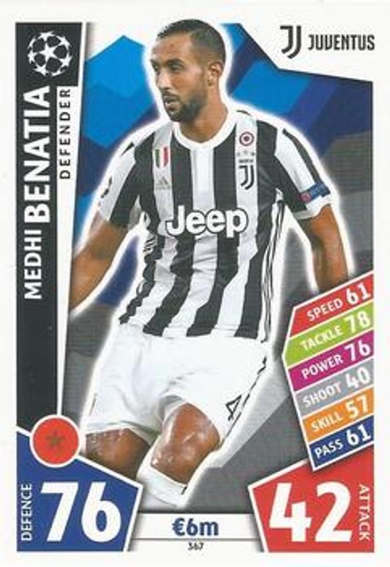 2017 Topps Match Attax UEFA Champions League #367 Base