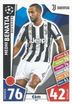 2017 Topps Match Attax UEFA Champions League #367 Base