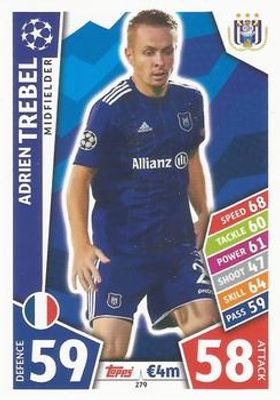 2017 Topps Match Attax UEFA Champions League #279 Base