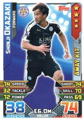 2015 Topps Match Attax Premier League #427 Away Kit