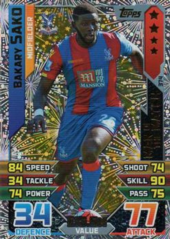 2015 Topps Match Attax Premier League #374 Man of the Match