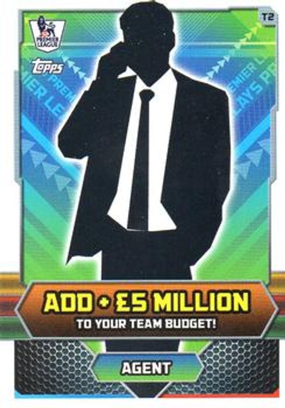 2015 Topps Match Attax Premier League #T2 Tactic Card
