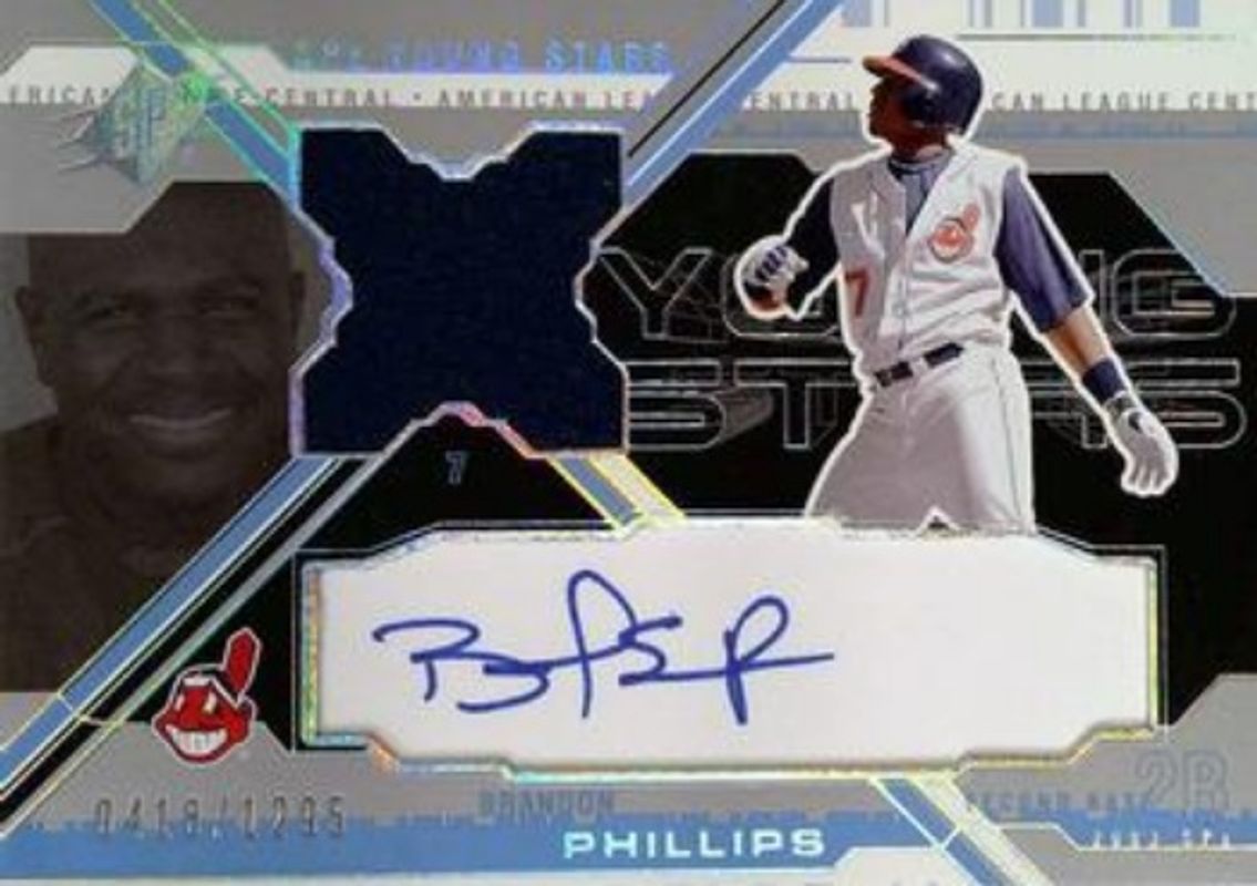 2003 SPx #YS-BP Young Stars Autograph Jersey /1295