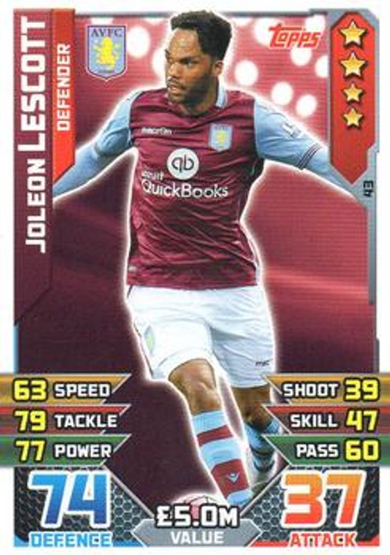2015 Topps Match Attax Premier League #43 Base