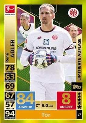 2018 Topps Match Attax Bundesliga #L7 Limited Edition