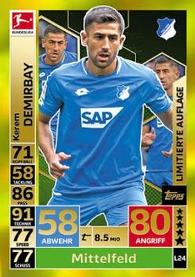 2018 Topps Match Attax Bundesliga #L24 Limited Edition