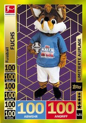 2018 Topps Match Attax Bundesliga #L21 Limited Edition