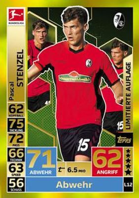 2018 Topps Match Attax Bundesliga #L12 Limited Edition