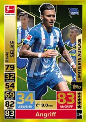 2018 Topps Match Attax Bundesliga #L14 Limited Edition