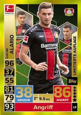 2018 Topps Match Attax Bundesliga #L9 Limited Edition