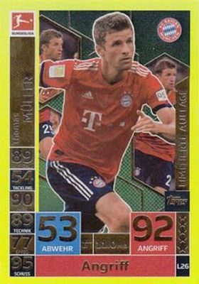 2018 Topps Match Attax Bundesliga #L26 Limited Edition