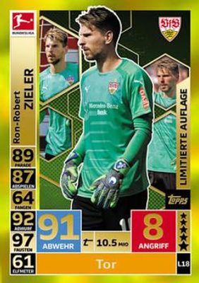 2018 Topps Match Attax Bundesliga #L18 Limited Edition