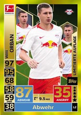 2018 Topps Match Attax Bundesliga #L2 Limited Edition