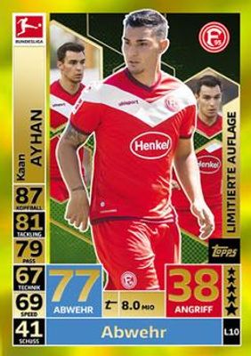 2018 Topps Match Attax Bundesliga #L10 Limited Edition