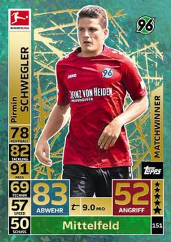2018 Topps Match Attax Bundesliga #151 Base
