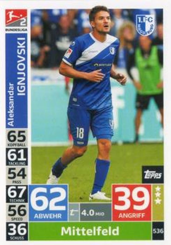 2018 Topps Match Attax Bundesliga #536 Base