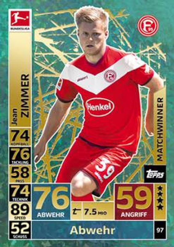 2018 Topps Match Attax Bundesliga #97 Base