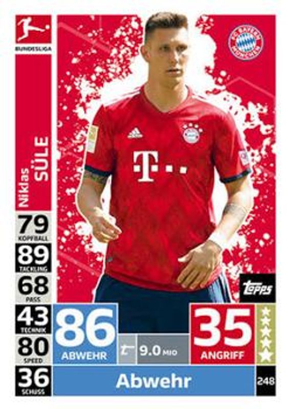 2018 Topps Match Attax Bundesliga #248 Base