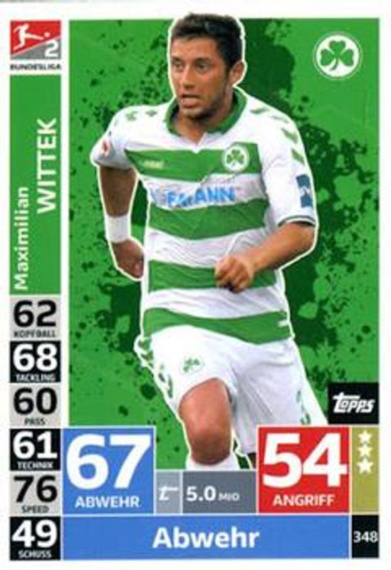 2018 Topps Match Attax Bundesliga #348 Base