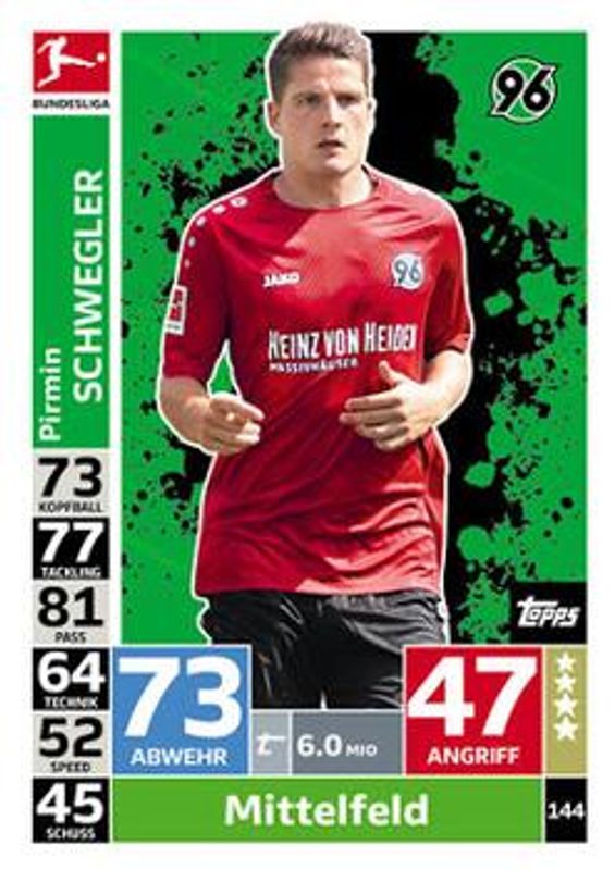 2018 Topps Match Attax Bundesliga #144 Base