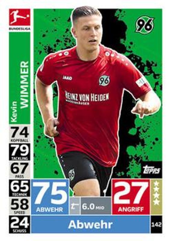 2018 Topps Match Attax Bundesliga #142 Base