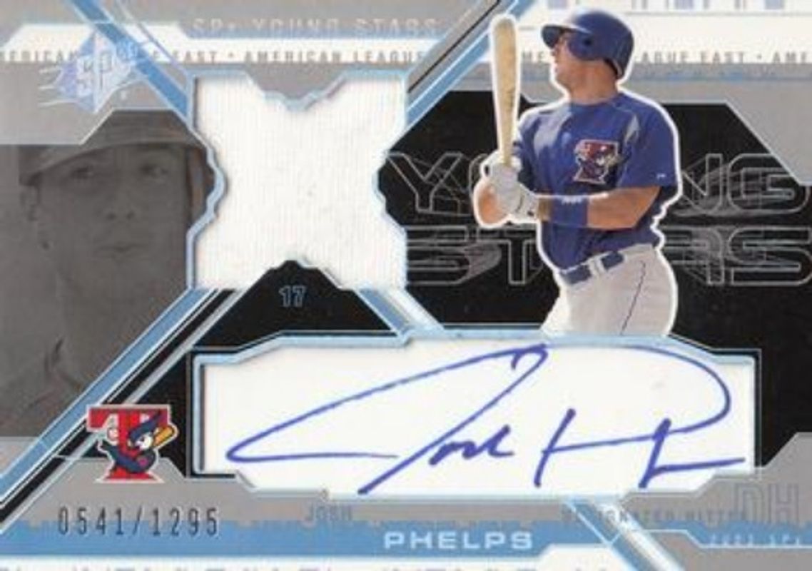 2003 SPx #YS-JP Young Stars Autograph Jersey /1295