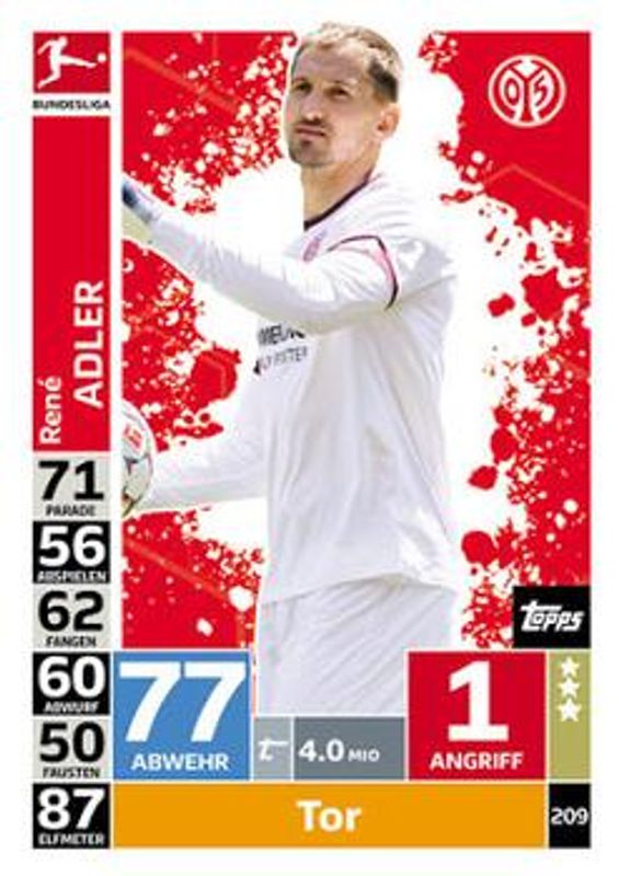 2018 Topps Match Attax Bundesliga #209 Base