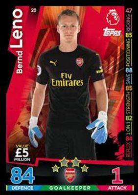 2018 Topps Match Attax Premier League #20 Base