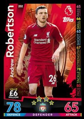 2018 Topps Match Attax Premier League #202 Base