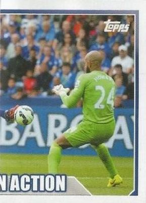 2014 Topps Merlin Premier League Stickers #176 Base