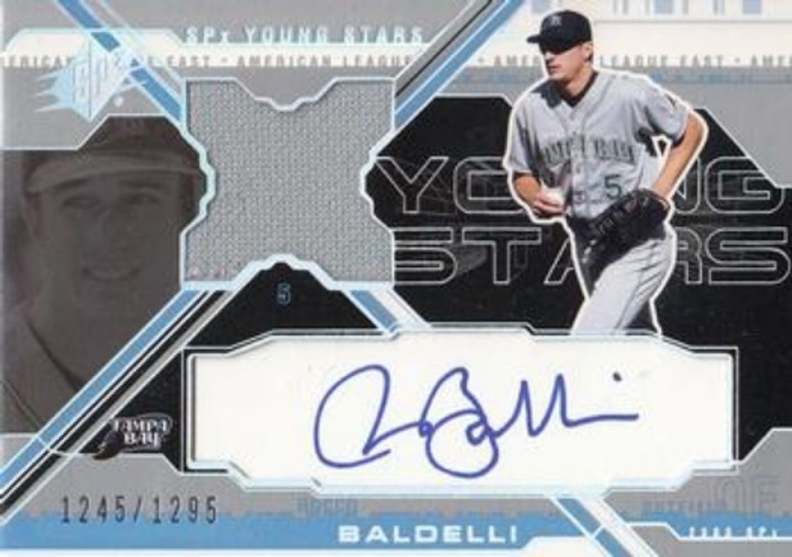 2003 SPx #YS-RB Young Stars Autograph Jersey /1295