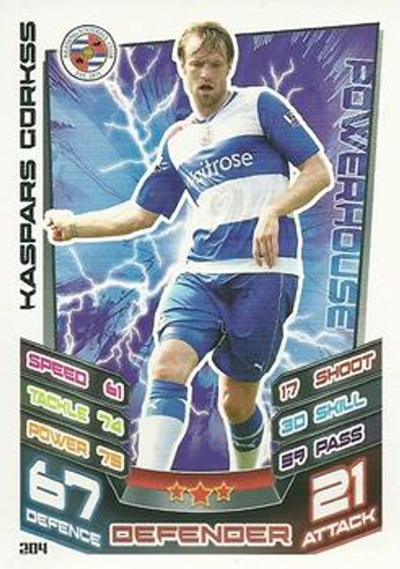 2012 Topps Match Attax Premier League #204 Base