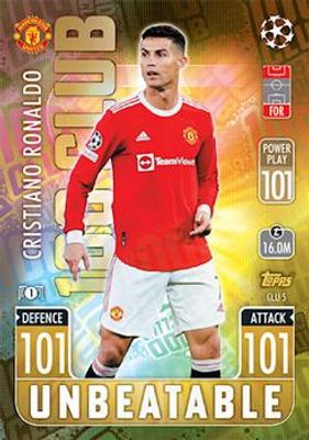 2021 Topps Match Attax Champions & Europa League Extra #CLU5 100 Club