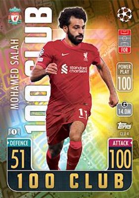 2021 Topps Match Attax Champions & Europa League Extra #CLU4 100 Club