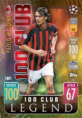 2021 Topps Match Attax Champions & Europa League Extra #LEG2 100 Club Legend