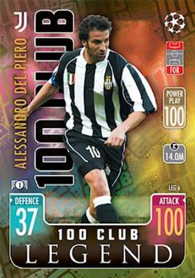 2021 Topps Match Attax Champions & Europa League Extra #LEG6 100 Club Legend