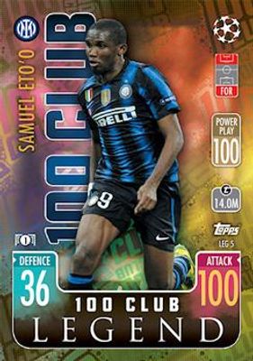 2021 Topps Match Attax Champions & Europa League Extra #LEG5 100 Club Legend
