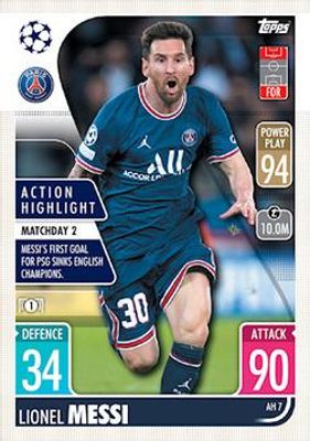 2021 Topps Match Attax Champions & Europa League Extra #AH7 Action Highlight