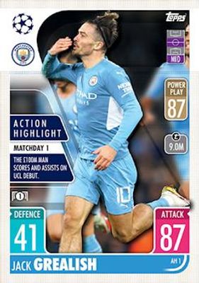 2021 Topps Match Attax Champions & Europa League Extra #AH1 Action Highlight