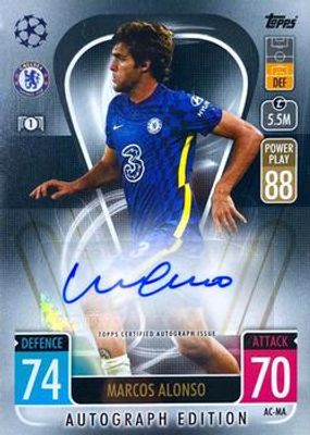 2021 Topps Match Attax Champions & Europa League Extra #AC-MA Autographs Edition
