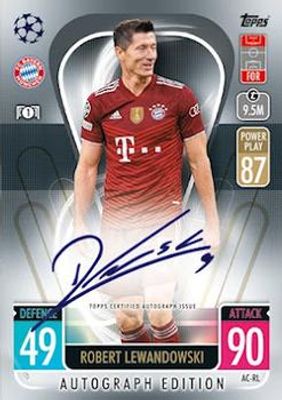 2021 Topps Match Attax Champions & Europa League Extra #AC-RL Autographs Edition