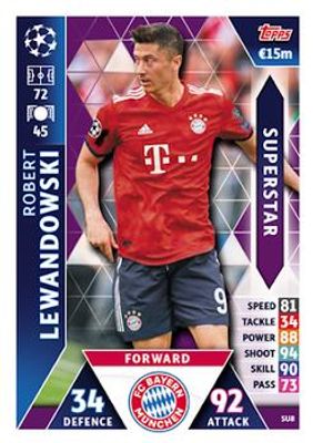 2018 Topps Match Attax UEFA Champions League #SU8 Superstar